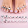 8-Pack Silicone Toe Separators for Perfect Pedicures