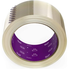 Rollo - No Noise! Packing Tape - 60 Yards Per Roll (6 Refill Rolls) - 2 Inch Wide Strong 2.6mil, Heavy Duty Sealing Adhesive Industrial Tape for Packaging, Shipping, Moving, Storage, No Bubbles, Clear