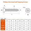 #10 x 3/4" Flat Head Wood Screw, Sheet Metal Screws,