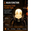 Halloween Spider Eyeball LED Tealight for Spooky Decor – Flameless