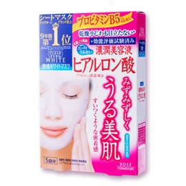 [Set of 3] Kose ko-se- Clear Turn White Mask HA D (Hyaluronic Acid) 5 Loads (22ml X 5) x 3 Pack