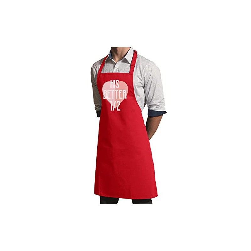 Fabulous Premium-Küchenschürze Rot His Better Half Wedding Anniversary Celebration Gift