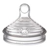 NUK Simply Natural Baby Bottle Nipples - Fast Flow, Silicone,