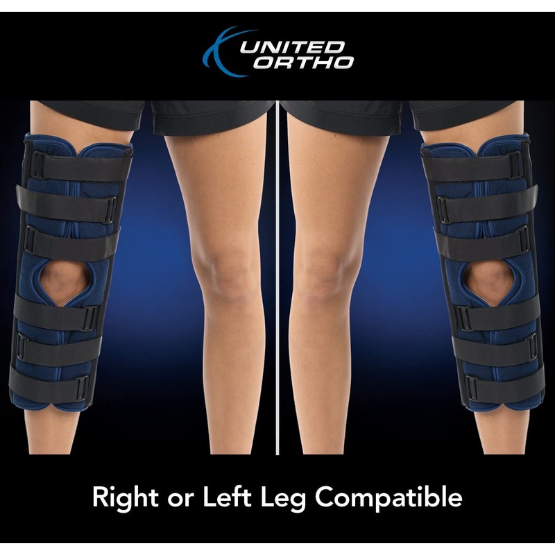 United Ortho 61024 3-Panel Knee Immobilizer, 24" Size