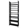 Casual Home Casual Home Montego 3-Shelf Folding Bookcase, Black