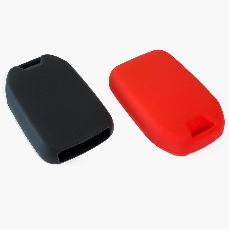 2-Pack Click&Fit Silicone Key Fob Covers Compatible with Chevy Silverado