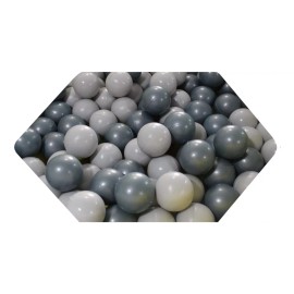 DIDJGI Pelota Para Alberca Combinación Blanca/perla-50 Pzs