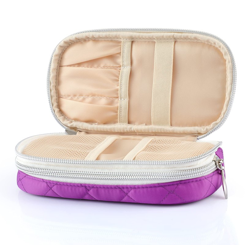 ANKUER Travel Makeup Bag for Women: Small Cosmetic Bag Organizer