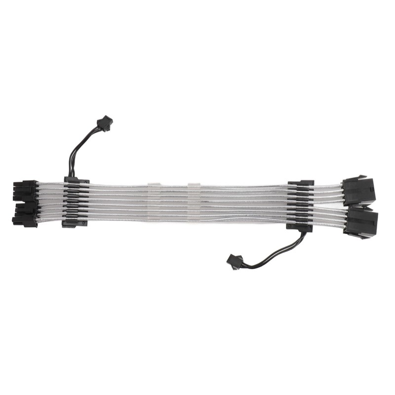 RGB PSU Cables ARGB GPU Power Supply Cable 2x8 Pin