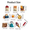 10Pcs Food Fridge Magnets, Cute 3D Magnet for Refrigerator, Strong