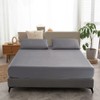 Treeflyheart Fitted Sheet Wide King Gray Absorbent Quick Drying Sheet