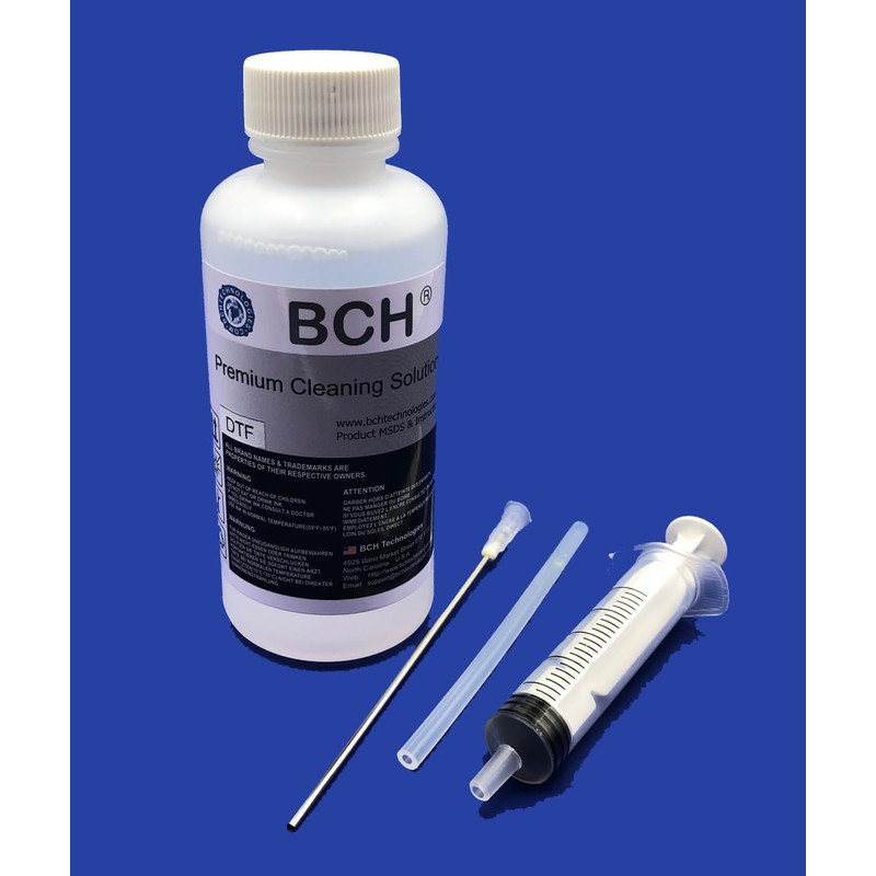 BCH Premium Cleaning Solutions for DTF Inks - MaxStrength Against