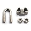 M2 Wire Rope Clamp 304 Stainless Steel Cable Clamp U-Bolt