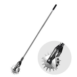 OPENROAD Wheeled Rotary Edger – Adjustable Stainless Steel Handle, Cushioned Grip Design, Ideal for Garden, Sidewalk, Driveway, and Landscape Edging