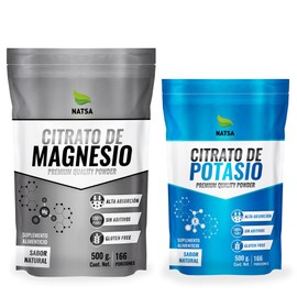 NATSA Citrato de Magnesio 500 grs  Citrato de Potasio 500 grs                                                                                         