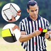 Toyvian Soccer Referee Card Sets: 2 Packs Red and Yellow