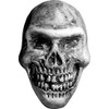 dennycraftmoulds.co.uk LARGE FLAT BACKED SKULL CONCRETE MOULD GARDEN MOLD