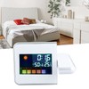 Digital Projection Alarm Clock with Thermometer and Hygrometer, 180 Degree