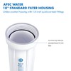 APEC Water Systems HW-10 10" White Standard Filter Housing with