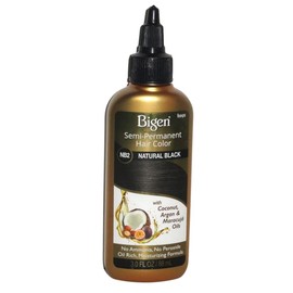 Bigen Semi-Permanent Haircolor #Nb2 Natural Black 3 Ounce (88ml) (2 Pack)