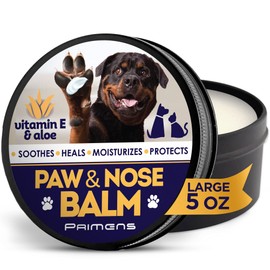 Natural Dog Paw Balm, Dog Paw Protection for Hot Pavement, Dog Paw Wax for Dry Paws & Nose, Canine Paw Moisturizer for Cracked Paws, Cream Butter for Cat, Dogs Paw Protectors, Paw Pad Lotion