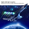 RC Glider Plane Lightweight Flexible Remote Control Airplane with LED
