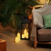 Homemory Pure White Flameless Candles with Embedded Star String Fairy