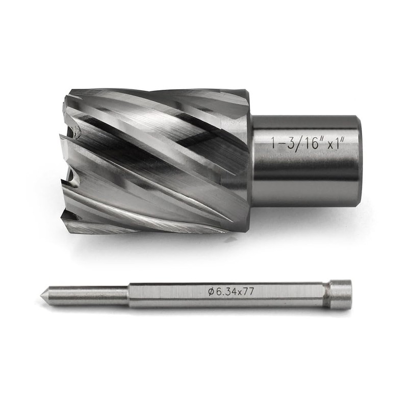 Annular Cutter JESTUOUS 1-3/16 Inch Cutting Diameter 3/4 Weldon Shank
