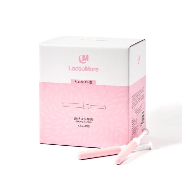 LACTOMORE Innergel 1.7g (Pack of 60) | Feminine moisturizing & cleansing washer | Daily intimate cleanser | pH-Balanced | Paraben & Glycerin free l Unscented | Cytotoxicity tested