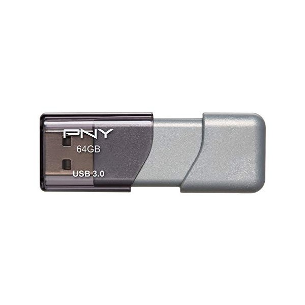 PNY 64GB Turbo Attache 3 USB 3.0 Flash Drive