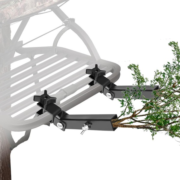 2Pcs Metal Hunting Tree Stand Branch Holders, Adjustable Hunting Branches