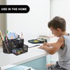 Cayxenful Mesh Desk Organizer Desktop Office Storage Multi-functional Pen Holder