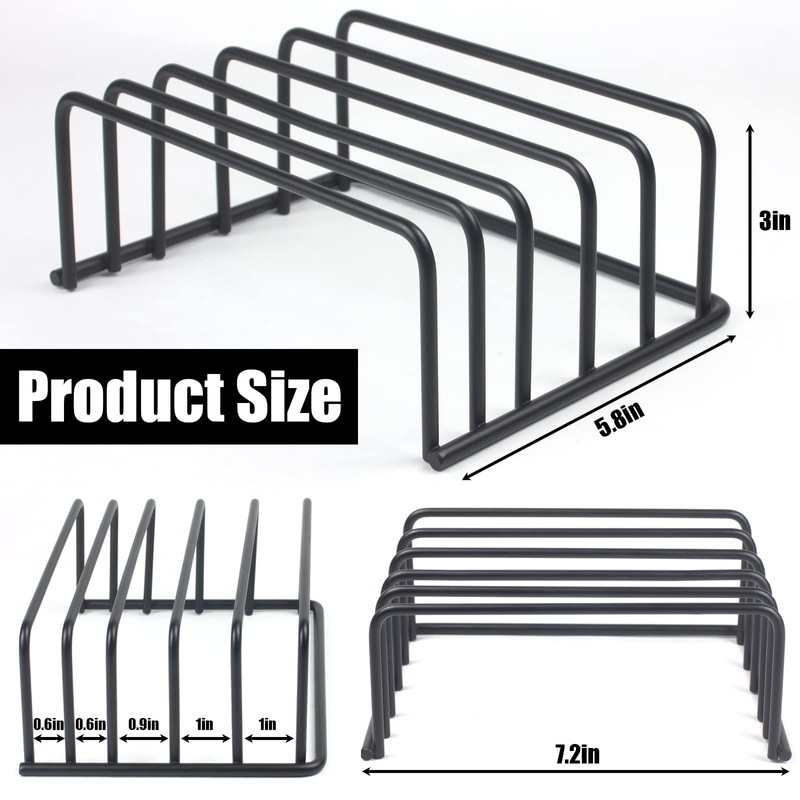 Cutting board organizers (1.0 and 0.6 inch wide slots), cutting