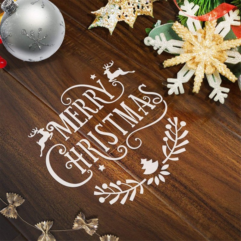 Stencil Sheets Christmas Stencil Template Drawing Stencil Plate Planner Scrapbooking