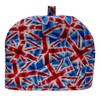 Handmade Union Jack Print red Blue Tea Cosy