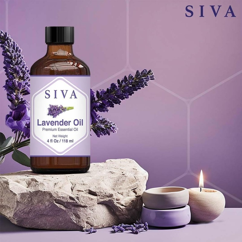 SIVA Lavender Essential Oil - 4 Fl Oz – Natural