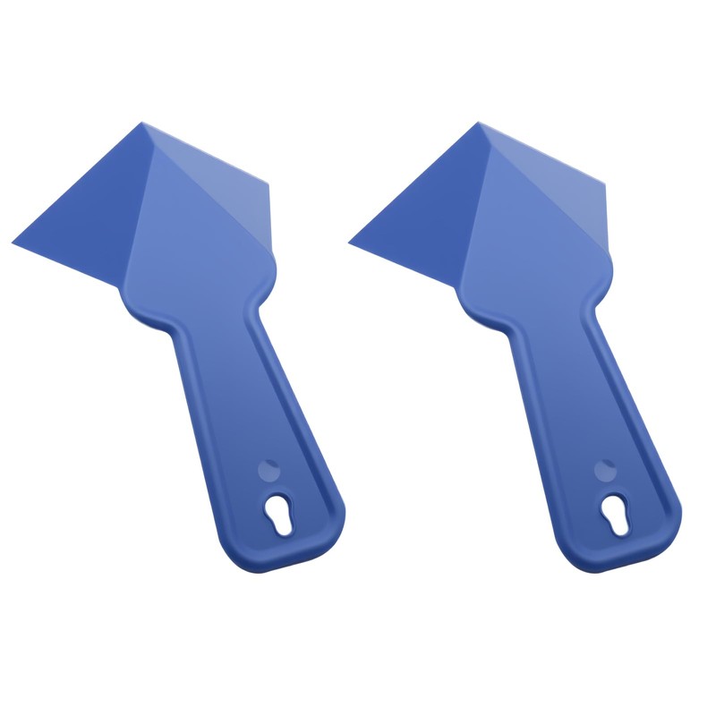 OZXNO 2 Pcs Drywall Trowel Plastic Corner Knife Blue Inside