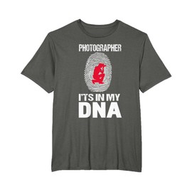 DNA fotografo divertente per gli amanti della fotografia Maglietta
