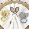 Easter Napkin Rings - Easter Bunny Napkin Rings Set of