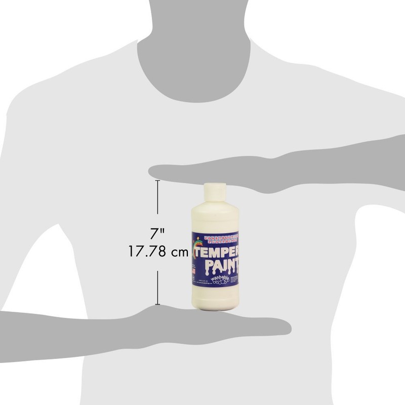 Constructive Playthings Washable White Pint of Tempera Paint
