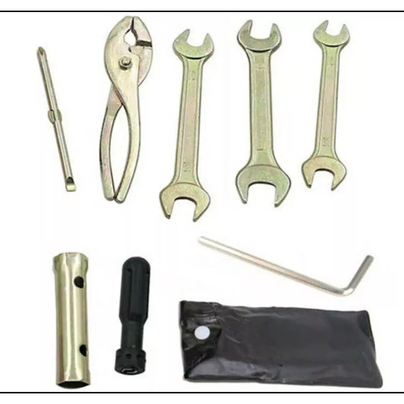 Motorcyco Motorcycle Hand Tool Kit Spark Plug Spanner Wrench Socket