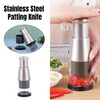 AIMALL Stainless Steel 304 Garlic Chopper with Pressed Garlic Masher