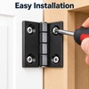 Heavy-Duty Zinc Alloy Butt Hinge for Doors and Cabinets, 60