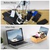 Fasmov Bamboo Charging Station, Charging Stand for Multiple Devices, Electronic