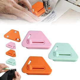 3pcs Magnetic Seam Guide Set, Portable Sewing Accessories for Sewing Machines, Built-in Seam Ripper, Marked Ruler Scales, Seam Tool Accessories, Ideal Arts & Crafts Sewing Tools - Pink, Green, Orange