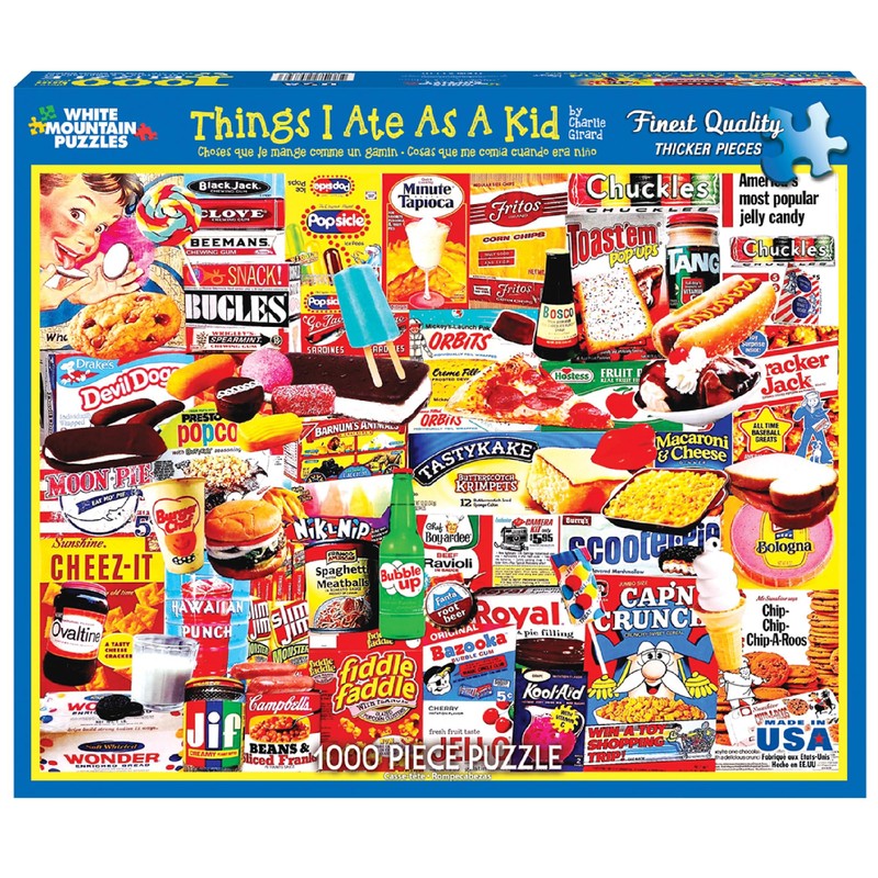 White Mountain Puzzles Things I Ate As A Kid Collage