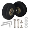 Bestookits Replacement Luggage Wheels 50x17mm Suitcase Wheels Repair Repair Set
