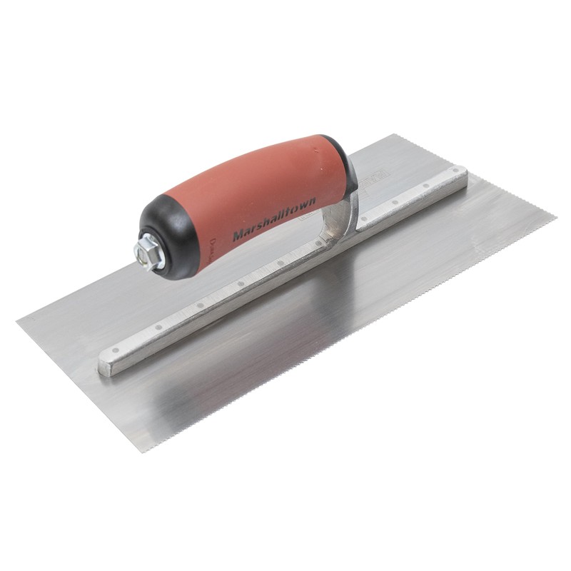 Marshalltown 766SD Notched Trowel 1/16 x 1/32 x 1/32-Inch U-Durasoft