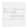 Graviers Design Door Sign Made of V2A Stainless Steel 230