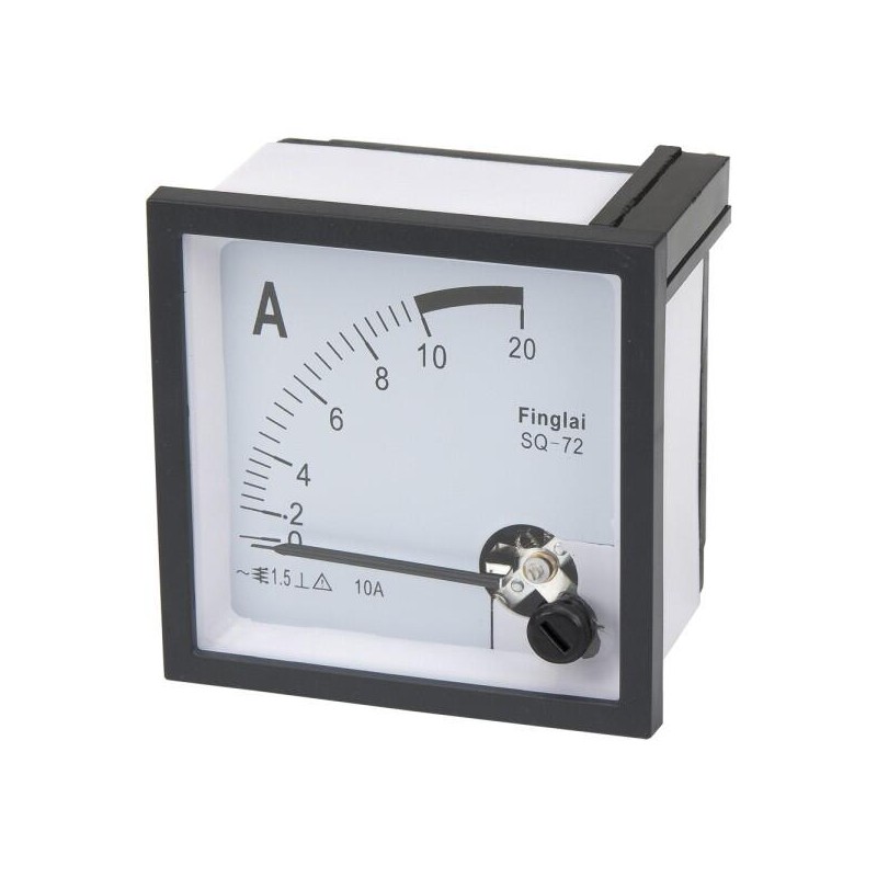 SQ 호환 SQ-72 포인터 72x72mm AC 전류계 1A 2A 3A
